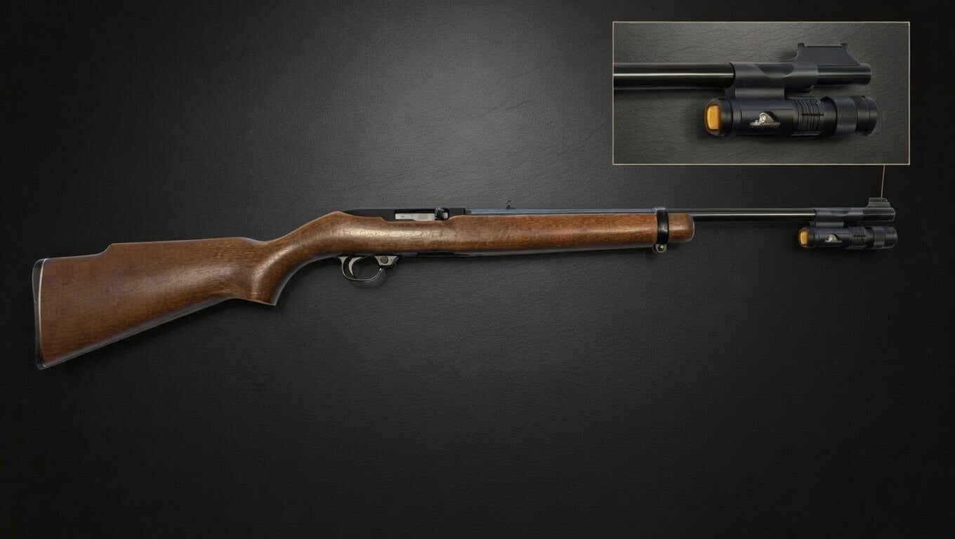 Ruger 10-22 Barrel Mounted Flashlight