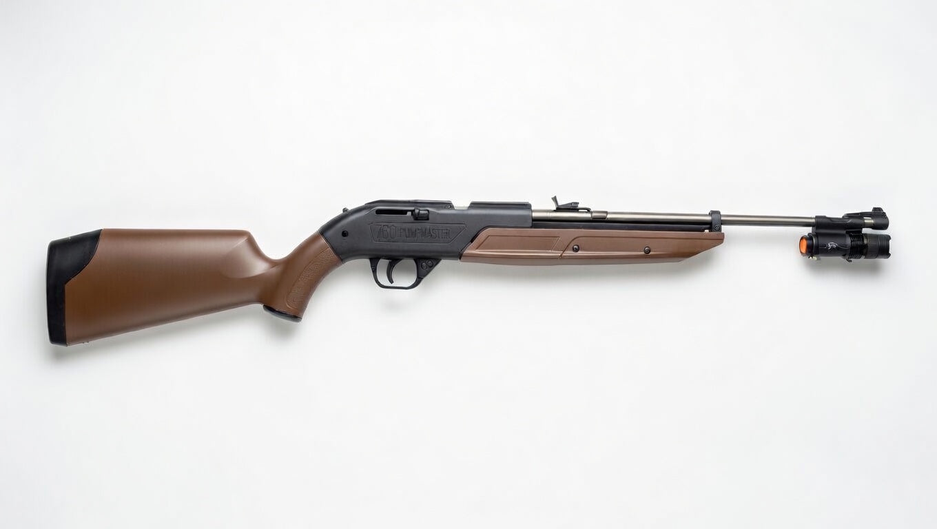 Crossman 760 Pumpmaster Barrel Mounted Flashlight